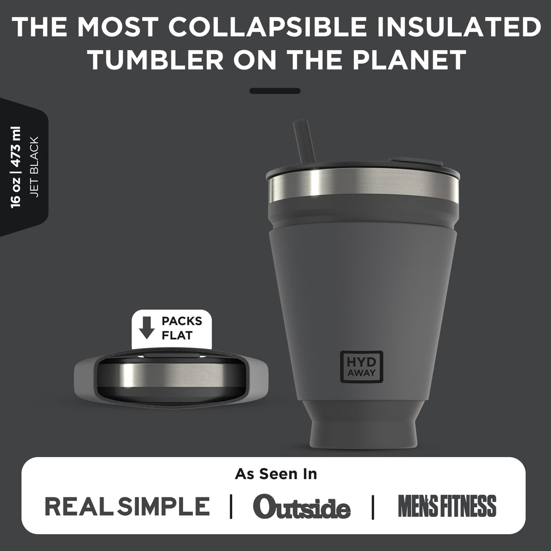 HYDAWAY-Collapsible Drink Tumbler-Jet Black#color_jet-black