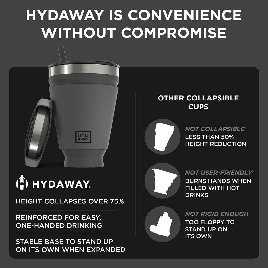 HYDAWAY-Collapsible Drink Tumbler-Jet Black#color_jet-black