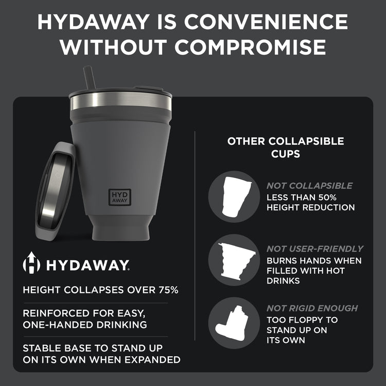 HYDAWAY-Collapsible Drink Tumbler-Jet Black#color_jet-black
