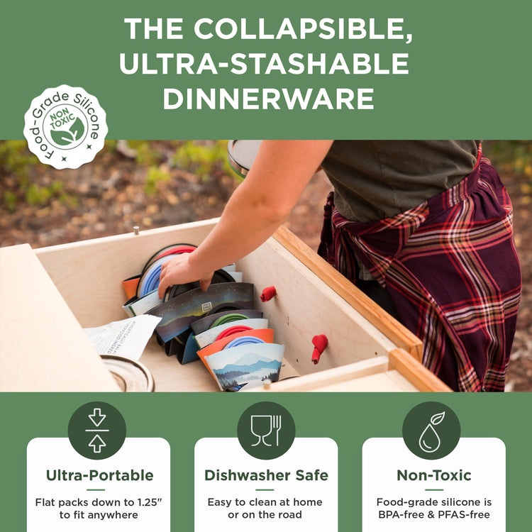 HYDAWAY-Collapsible Insulated Bowl-1Qt-Metolius#color_metolius
