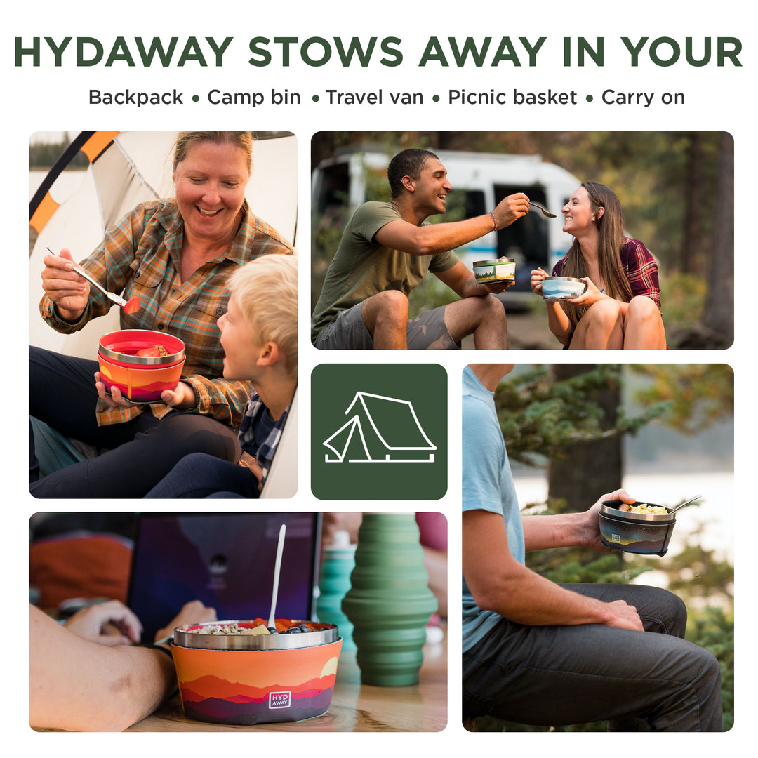 HYDAWAY-Collapsible Insulated Bowl-1Qt-Metolius#color_metolius
