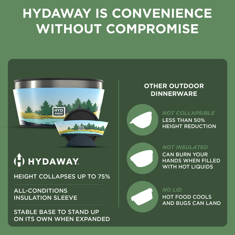 HYDAWAY-Collapsible Insulated Bowl-1Qt-Metolius#color_metolius