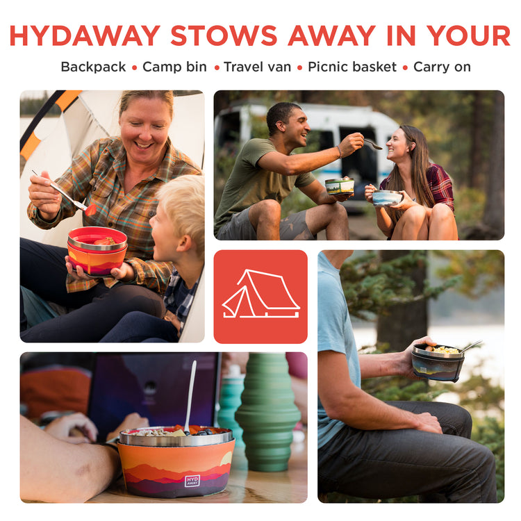 HYDAWAY-Collapsible Insulated Bowl-1Qt-Mojave#color_mojave
