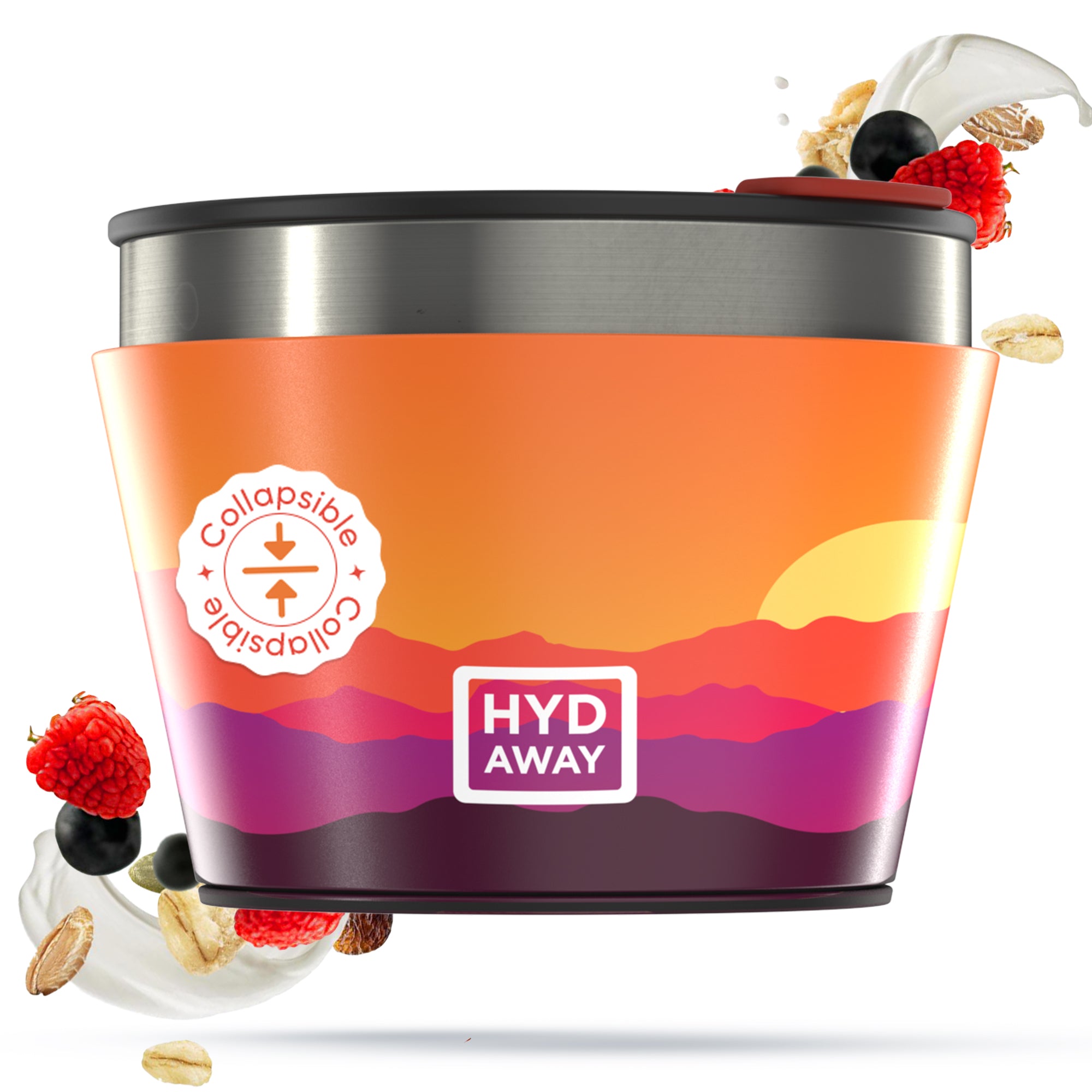 HYDAWAY-Collapsible Insulated Bowl-Mojave#color_mojave