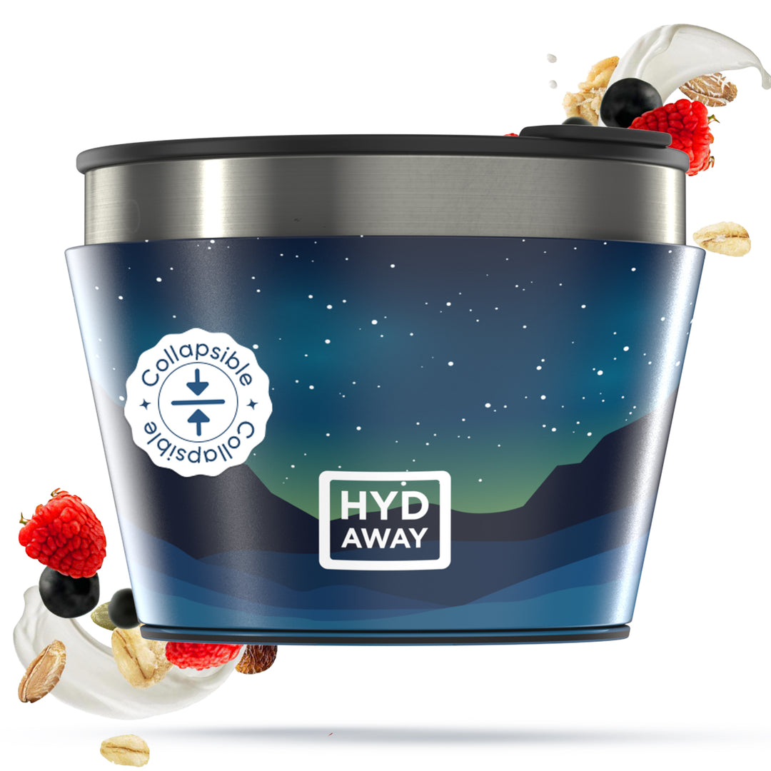 HYDAWAY-Collapsible Insulated Bowl-Yukon#color_yukon