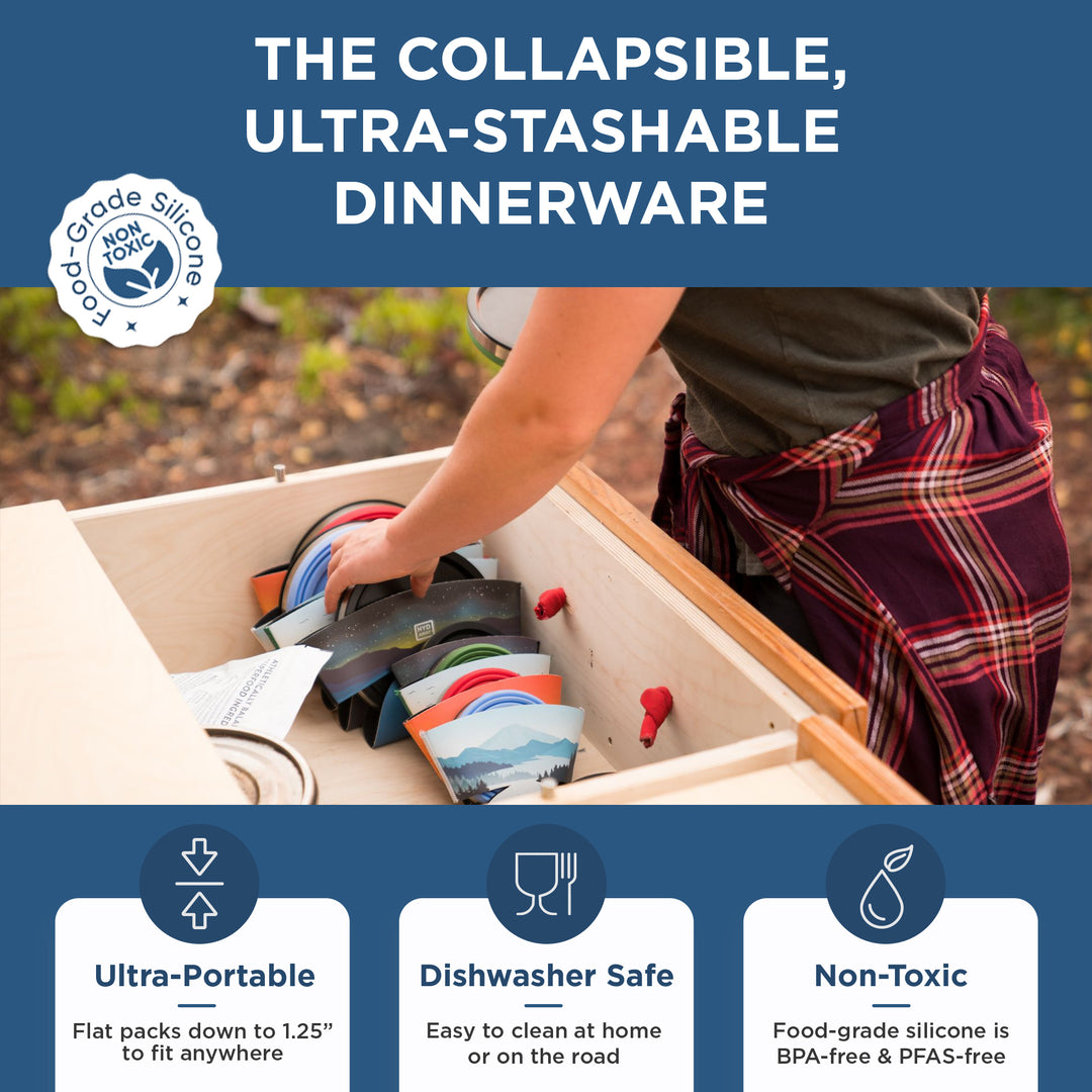 HYDAWAY-Collapsible Insulated Bowl-Yukon#color_yukon