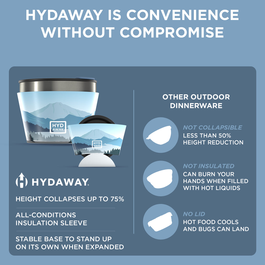 HYDAWAY-Collapsible Insulated Bowl-Cascadia#color_cascadia