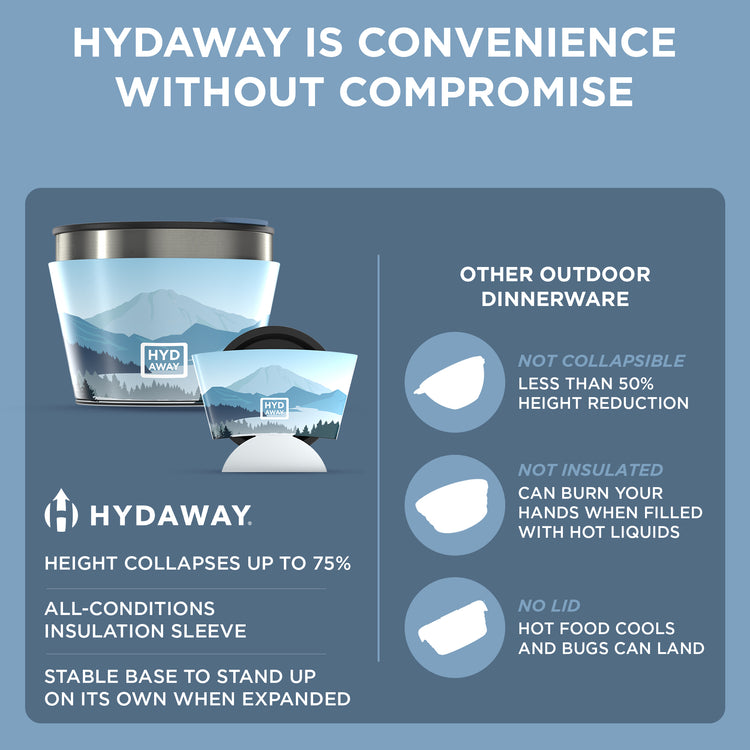 HYDAWAY-Collapsible Insulated Bowl-Cascadia#color_cascadia