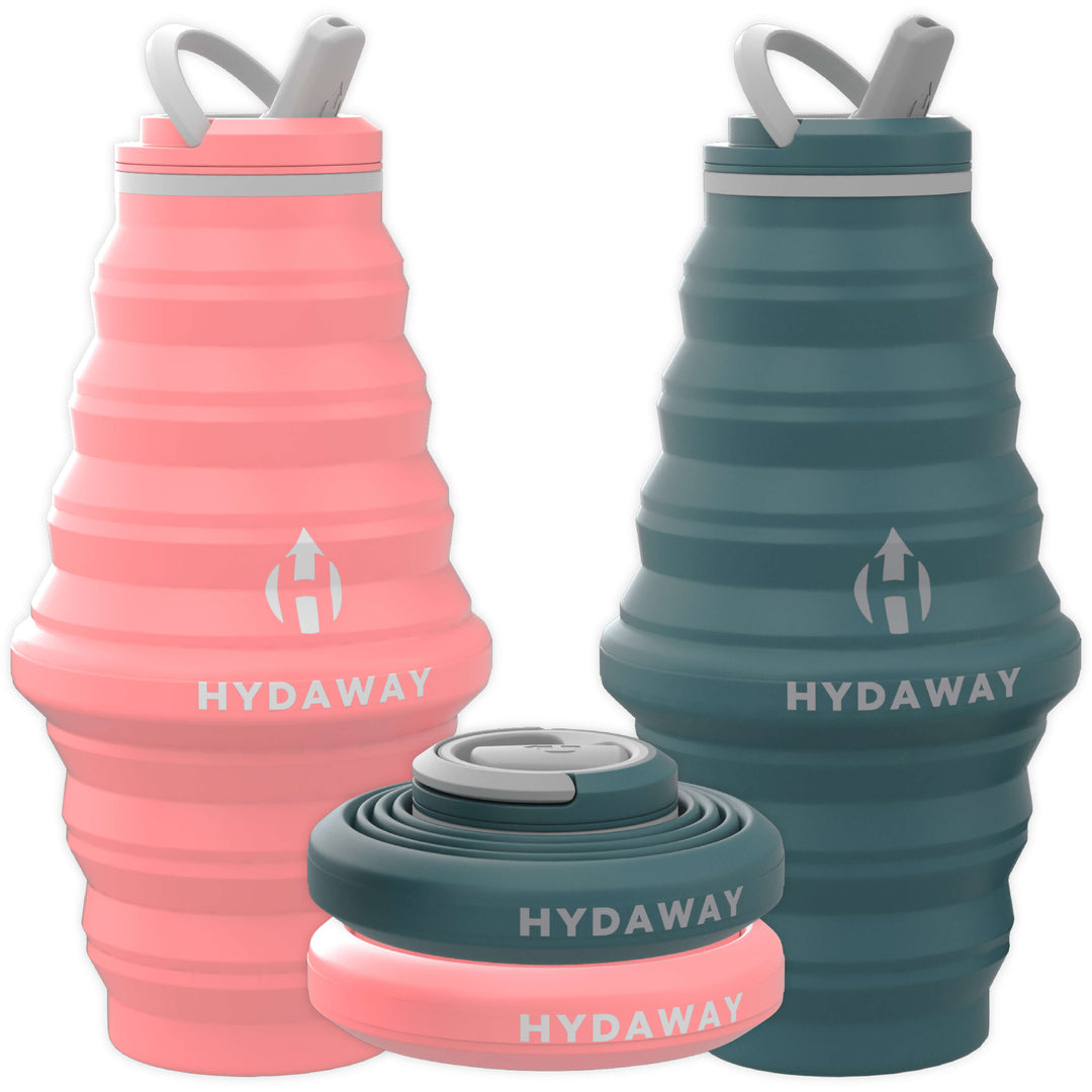 2-Pack Collapsible Water Bottles | 25oz