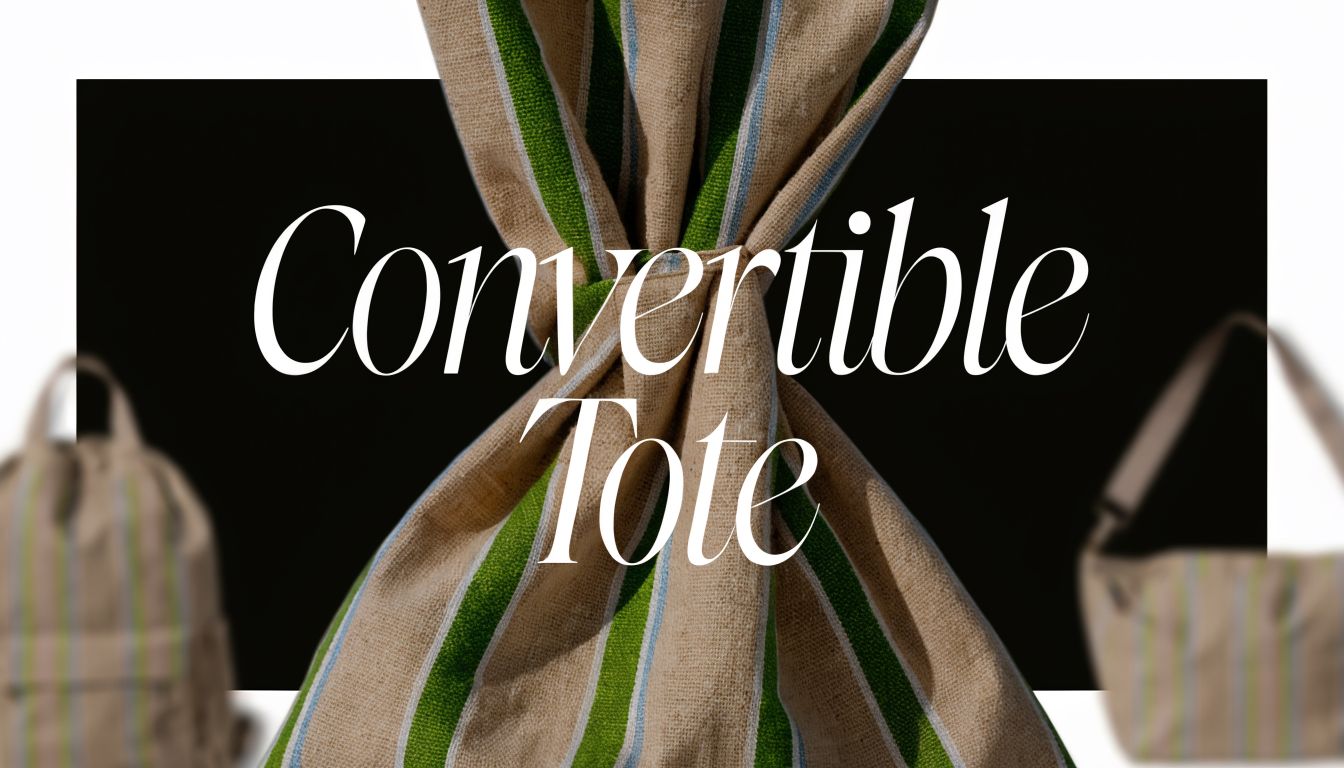 Convertible Tote Bag: A Guide for Modern Adventurers