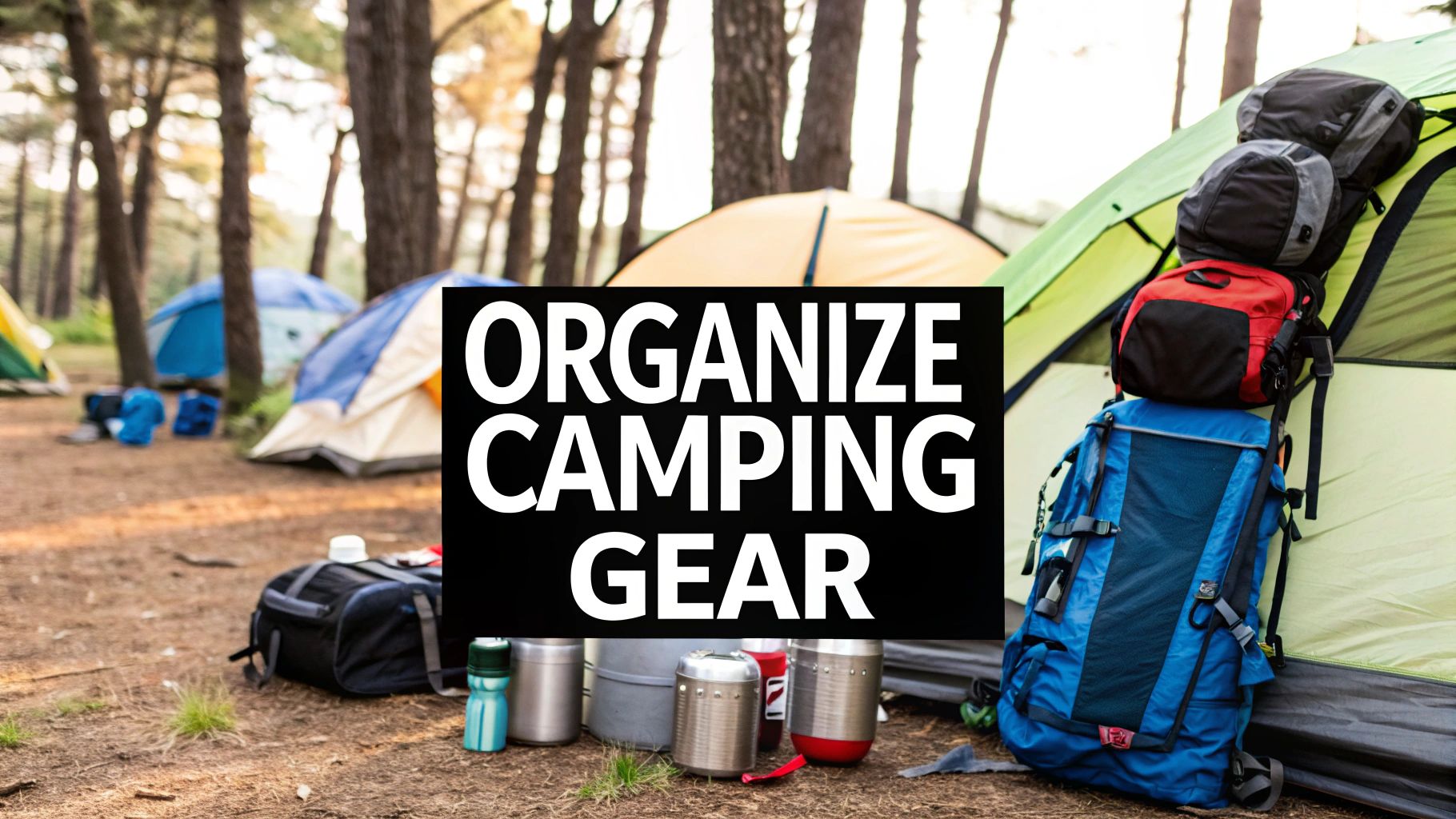 How to Organize Camping Gear The Definitive Guide