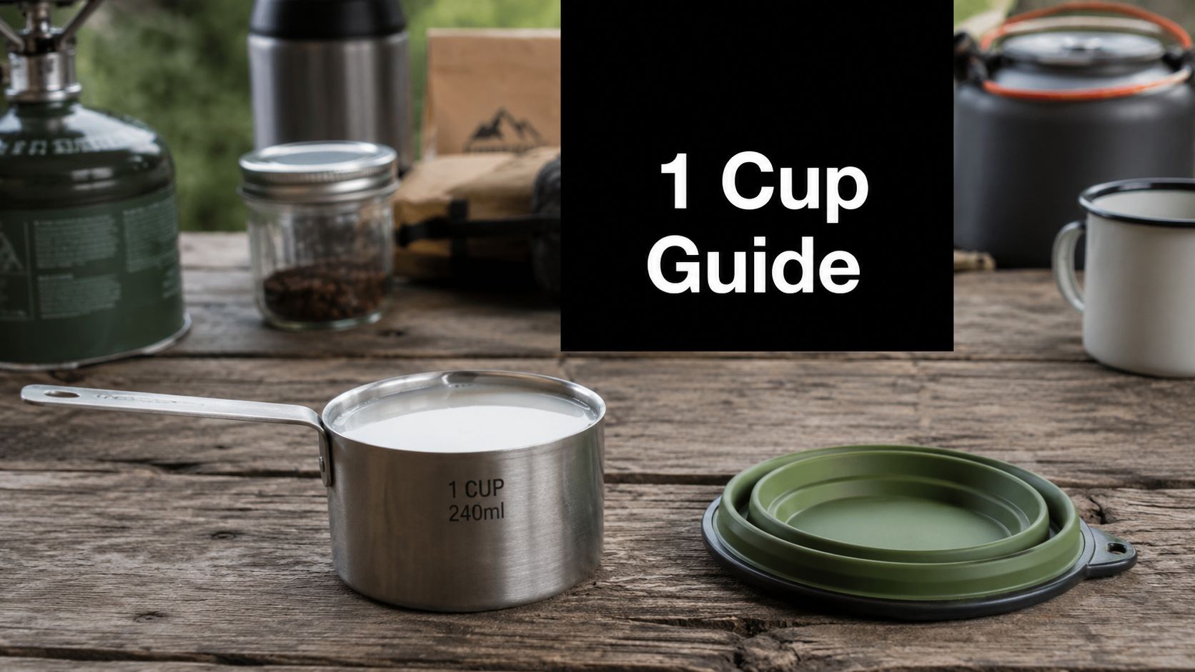 The 1 Cup Measuring Cup Guide for Home & Travel