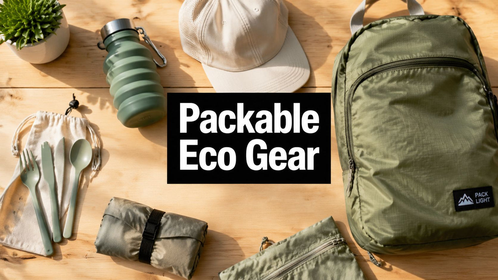 Sustainable Travel Accessories That Actually Pack Down Small