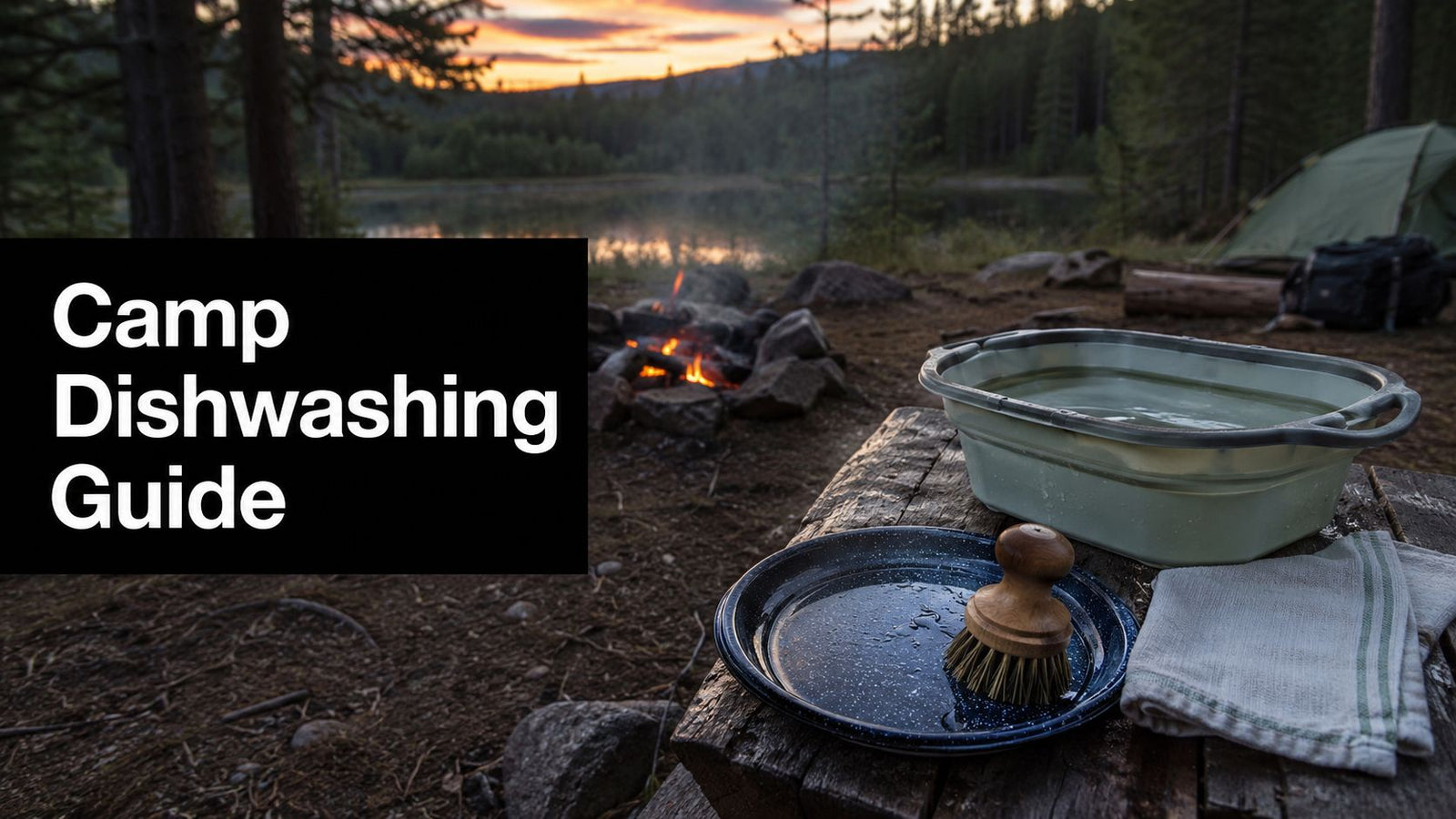 Washing Dishes While Camping: Easy Guide