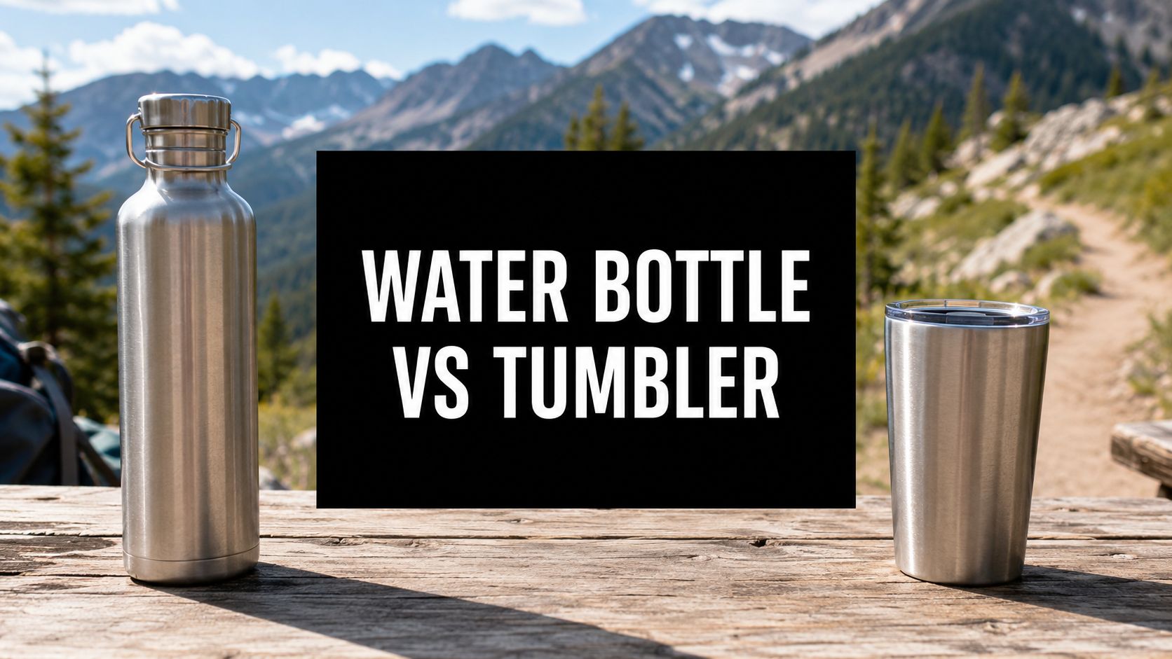 Water Bottle vs Tumbler: A Guide for Modern Travel