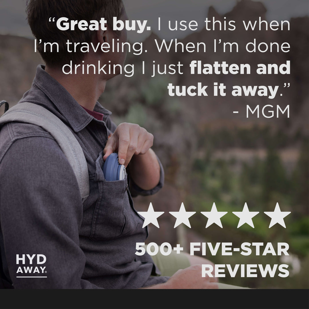 2-Pack Collapsible Water Bottles | 17oz