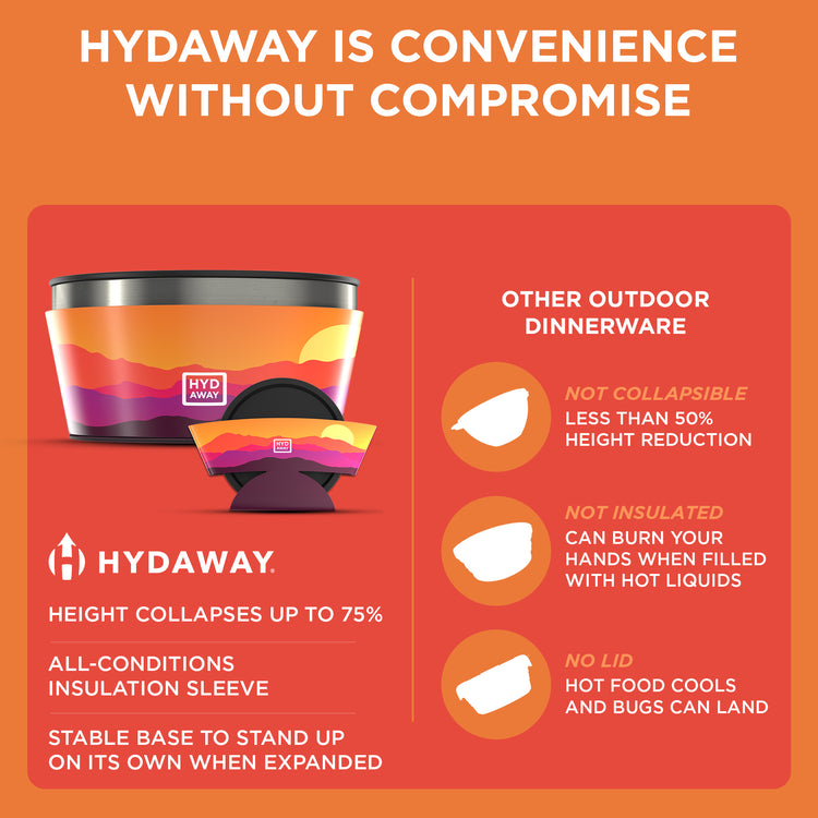HYDAWAY-Collapsible Insulated Bowl-1Qt-Mojave#color_mojave