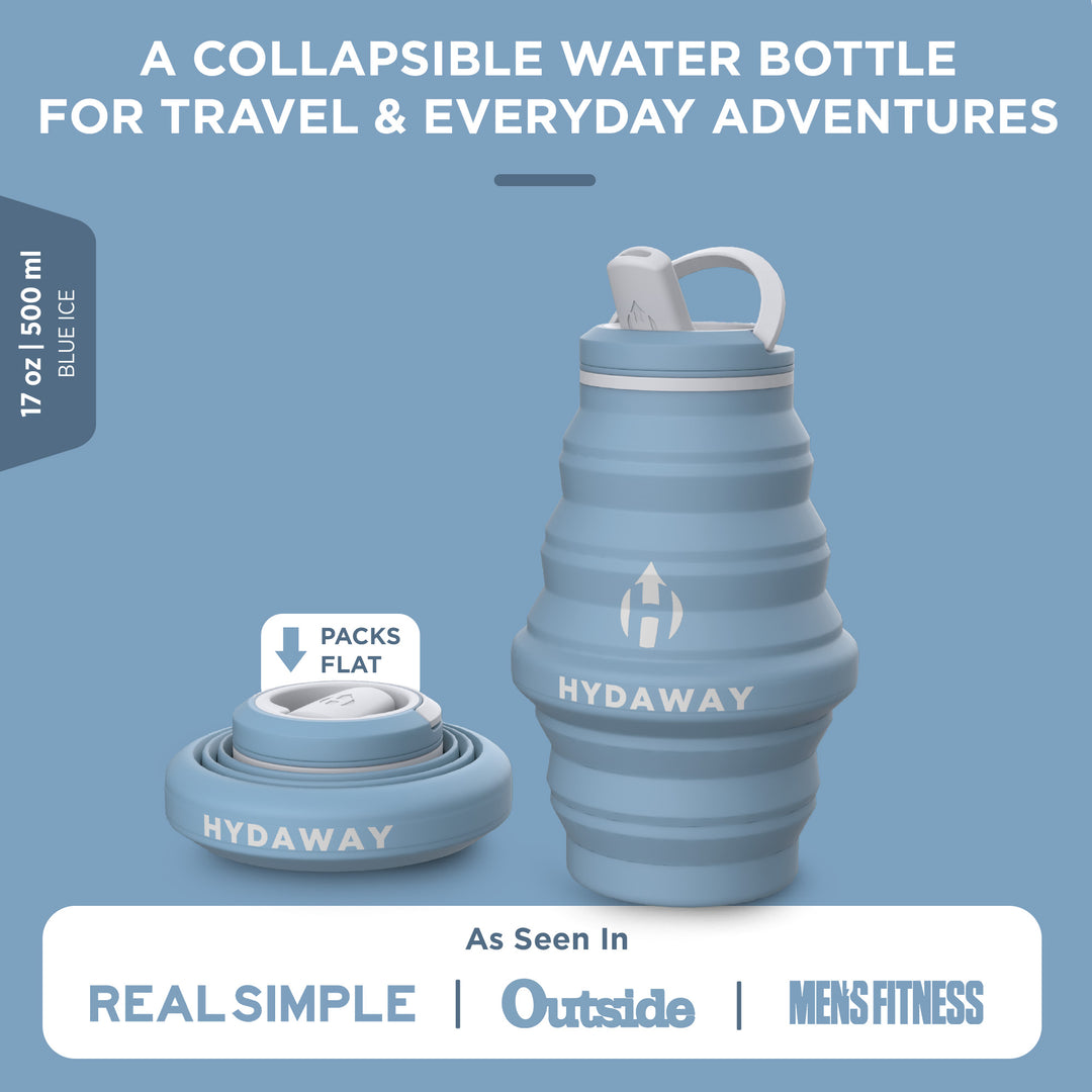 2-Pack Collapsible Water Bottles | 17oz