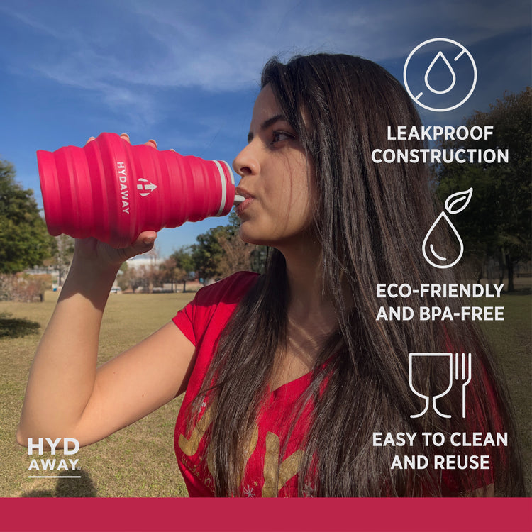 HYDAWAY-Collapsible-Water-Bottle-Raspberry-25oz#color_raspberry