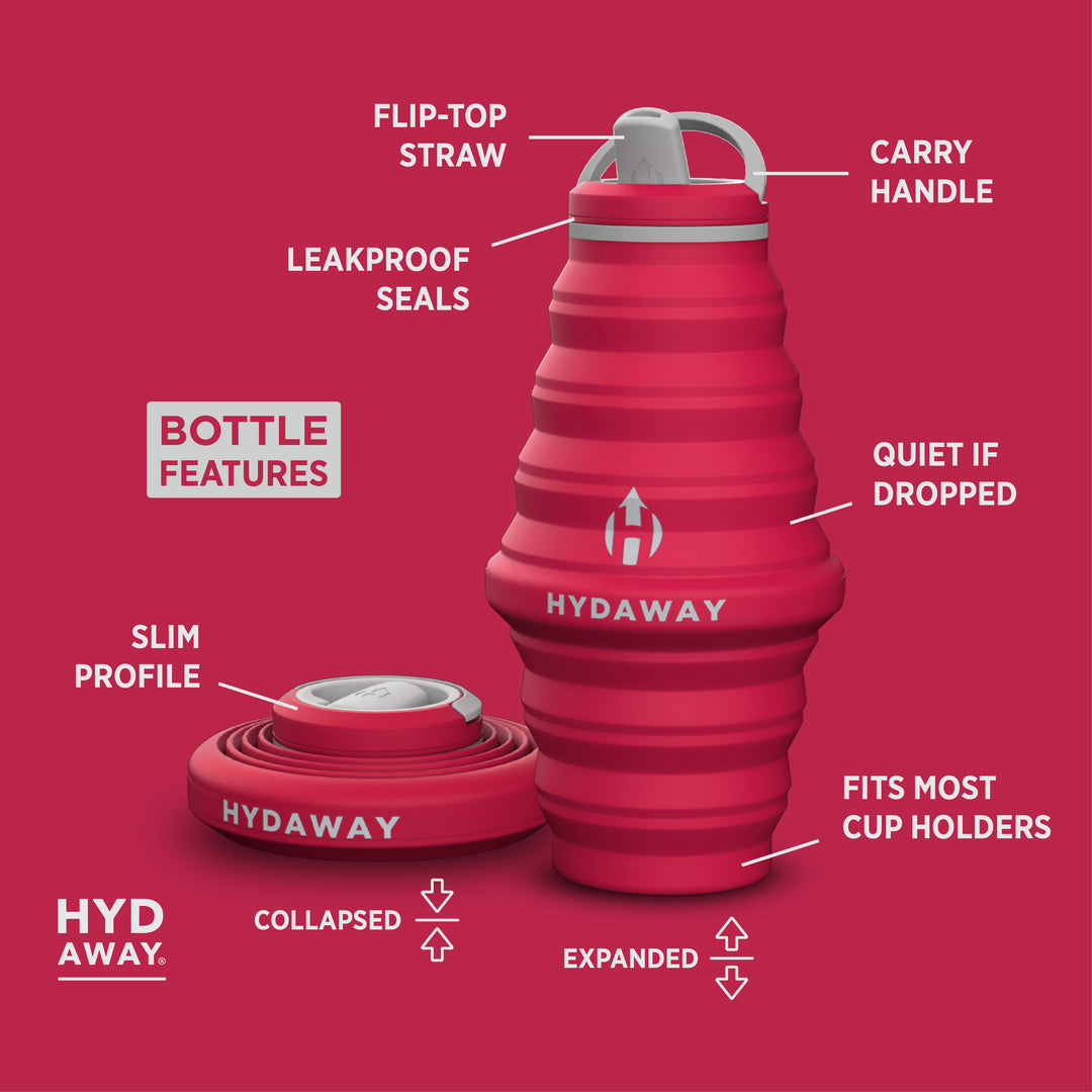 HYDAWAY-Collapsible-Water-Bottle-Raspberry-25oz#color_raspberry