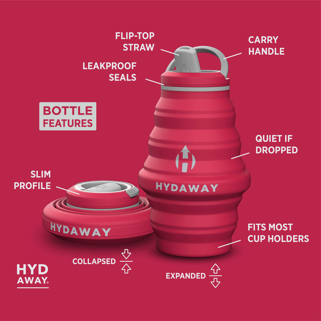 2-Pack Collapsible Water Bottles | 17oz