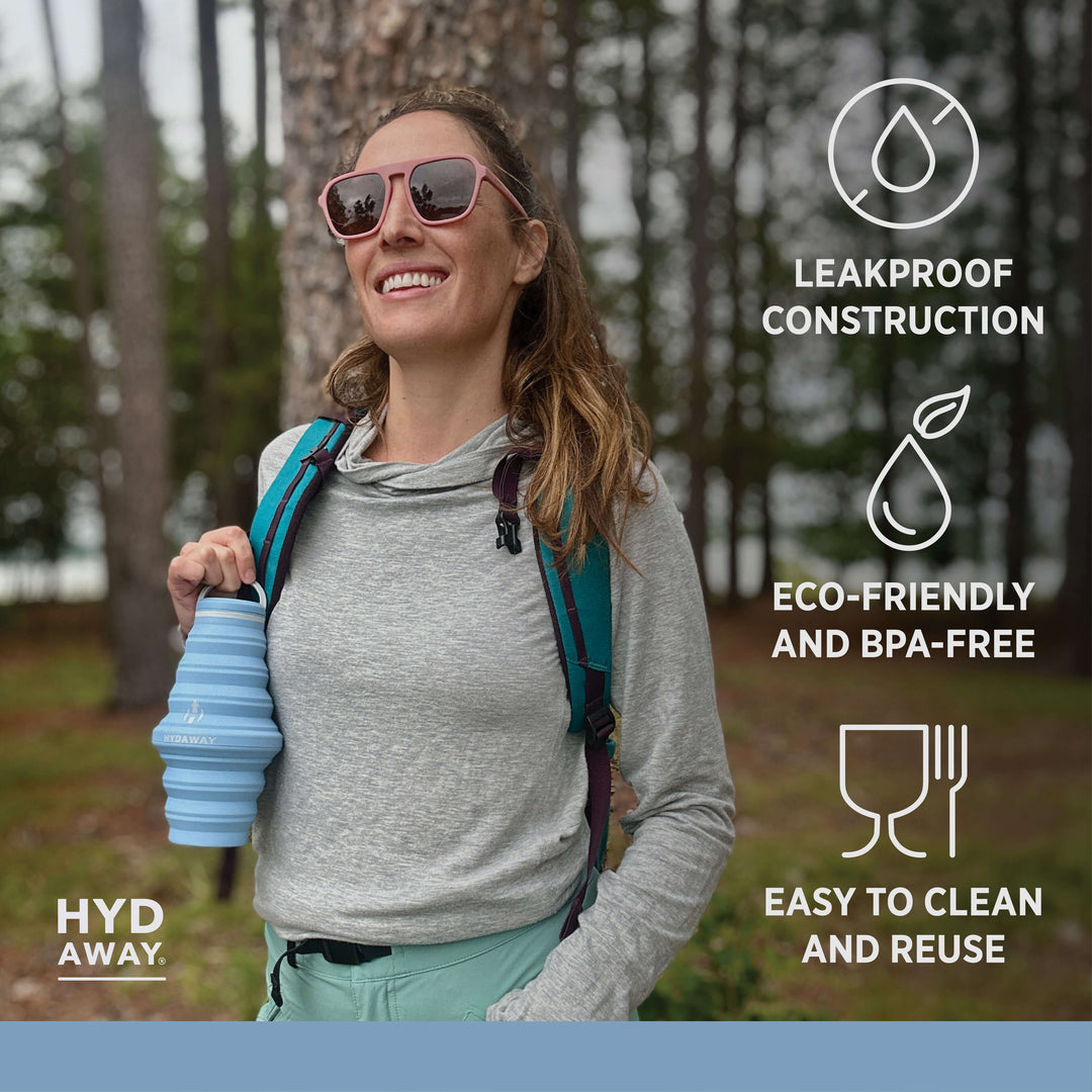 2-Pack Collapsible Water Bottles | 25oz