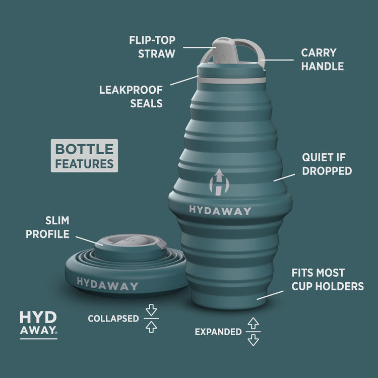 HYDAWAY-Collapsible-Water-Bottle-Agave-25oz#color_agave