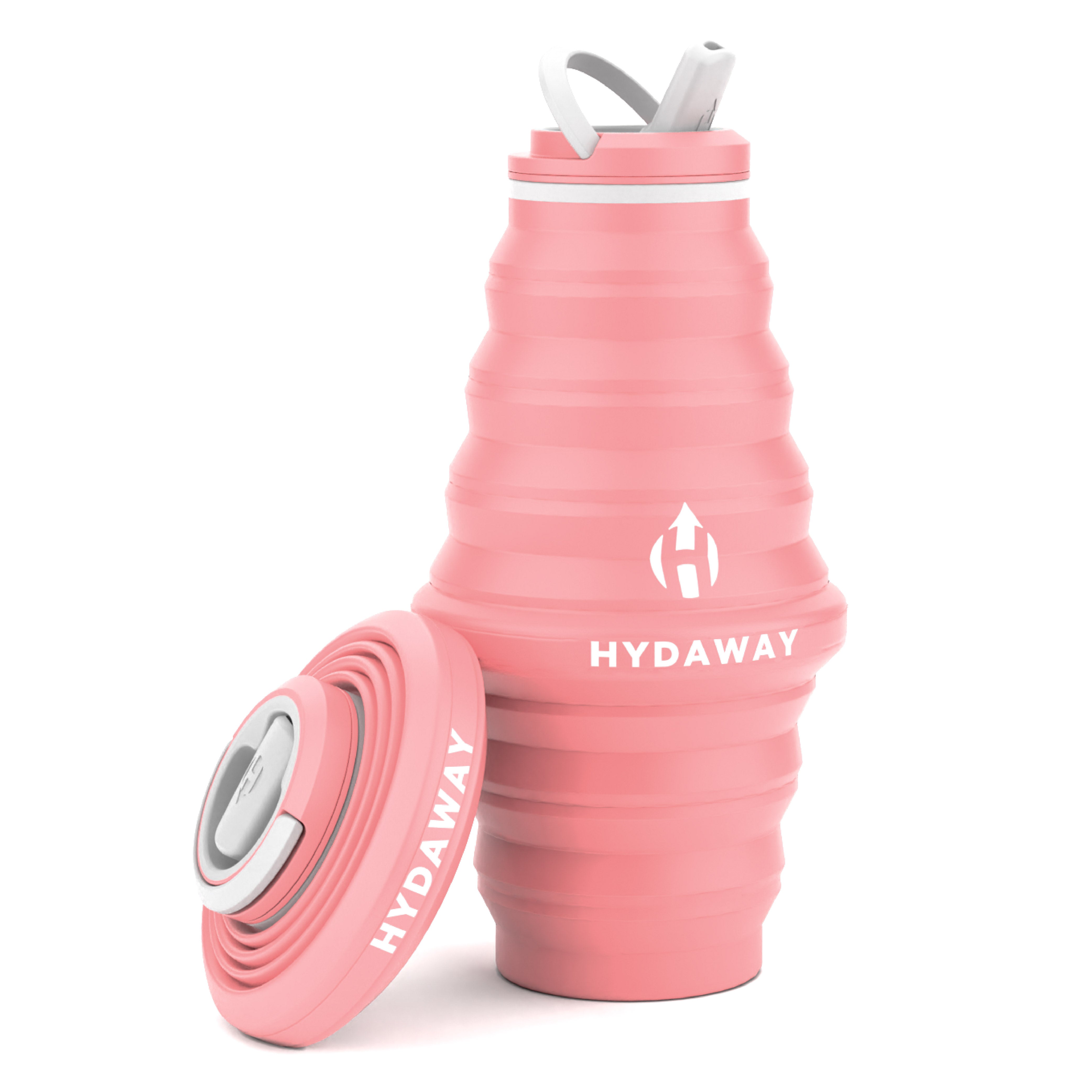 HYDAWAY-Collapsible-Water-Bottle-Coral-25oz#color_coral