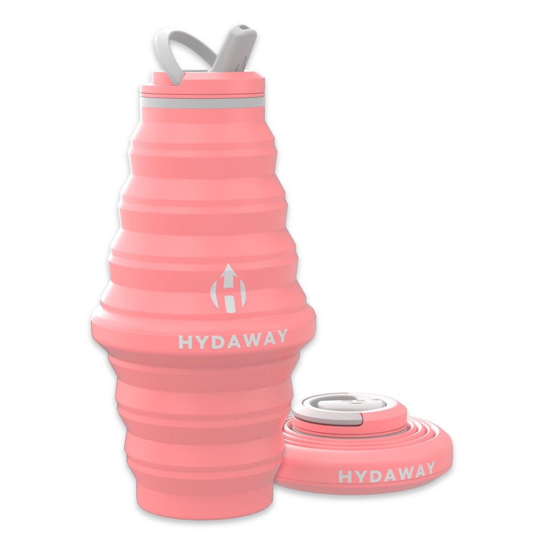 HYDAWAY-Collapsible-Water-Bottle-Coral-25oz#color_coral