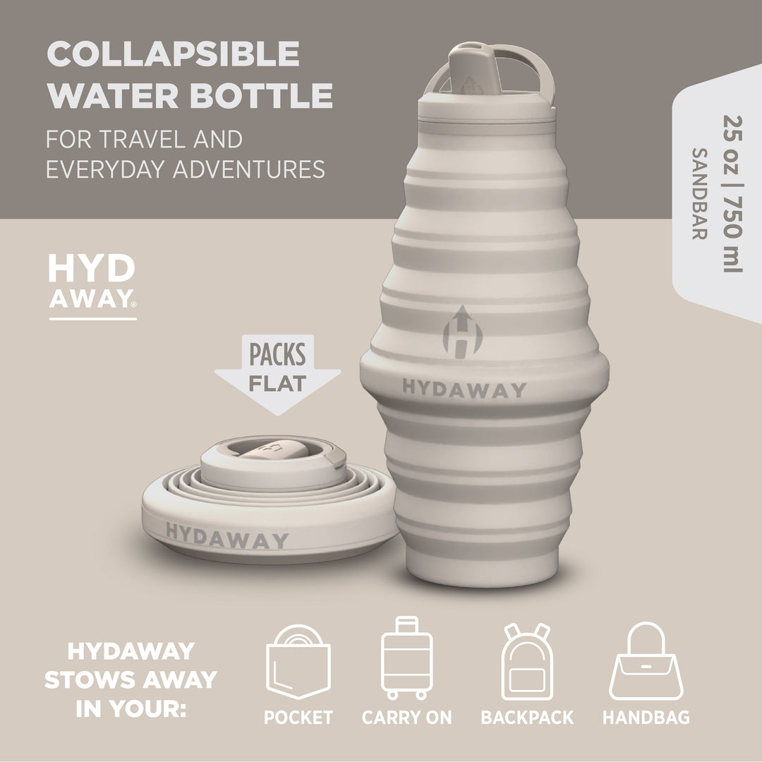 HYDAWAY-Collapsible-Water-Bottle-Sandbar-25oz#color_sandbar