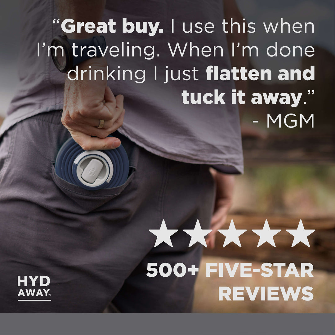 2-Pack Collapsible Water Bottles | 25oz