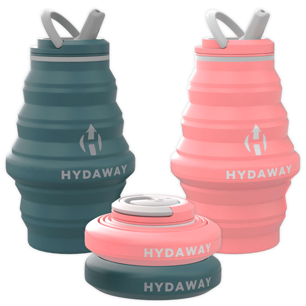 2 Pack Collapsible Water Bottles